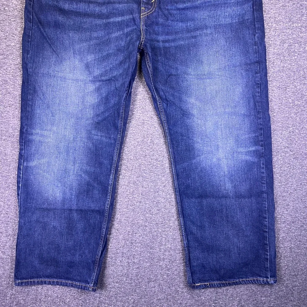 Levis 569 Jeans Men 44x30 Blue Loose Straight Baggy Casual Relaxed Stretch Denim